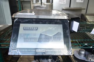 2025 Hobart HTi-7LH4W commercial countertop food portioning scale, tested and working, 120/208-240V, 1 phase, with display.