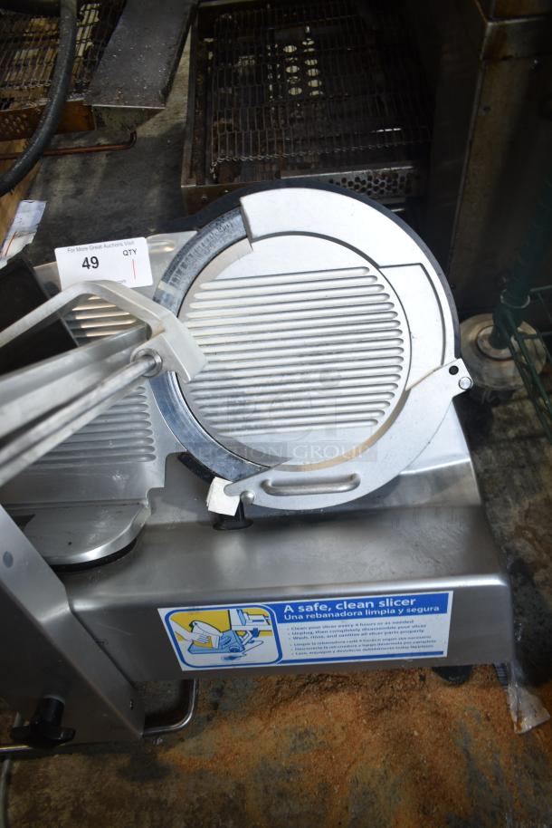 2021 Bizerba GSP H Commercial Countertop Meat Slicer, 120V, 1 Phase. Clearly labeled, excellent condition.