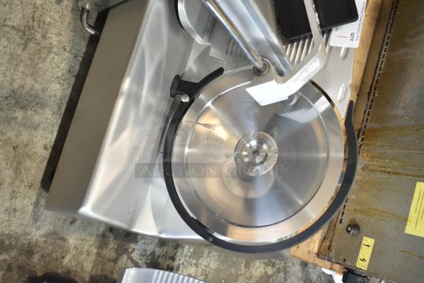 2020 Bizerba GSP H Commercial Meat Slicer, 120V, 1 Phase, in good condition, showing slicing disc and controls.