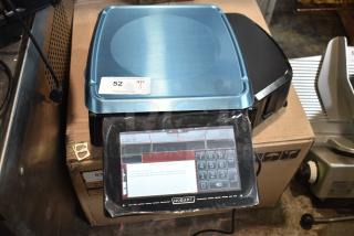 2025 Hobart HTi-7LH4W commercial countertop food portioning scale with touchscreen display, 120/208-240V, 1 Phase, in excellent condition.