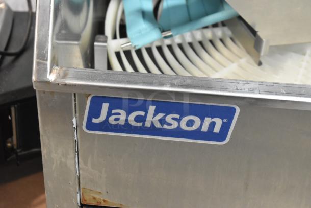2024 Jackson DELTA 1200 glass washer, stainless steel, rotary undercounter model, 1200 glasses/hr, 208/230V, 1 phase.