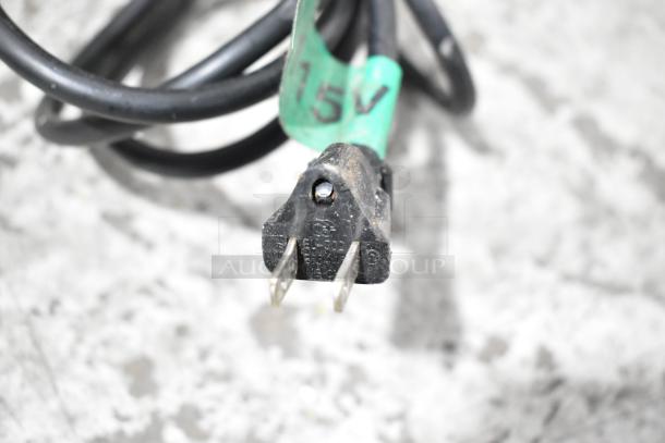 Crathco Commercial Beverage Machine plug with "15V" label, 115 volts, 1 phase. Shows good condition.