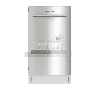 Brand new Honeywell HDS18SS 18" dishwasher, 8 place settings, 6 programs, stainless steel tub, UL/Energy Star certified.