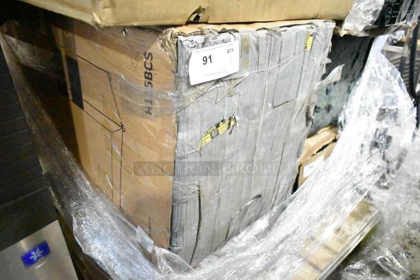 Brand new, scratch and dent Honeywell H115BCS beverage refrigerator in damaged box. Capacity: 115 cans, 115V.