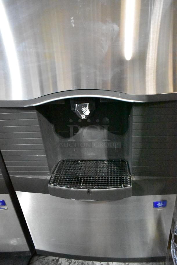 Manitowoc SD0452A Ice Machine Head on SPA310 Hotel Ice Dispenser, stainless steel, 115V, 1 Phase, commercial use.