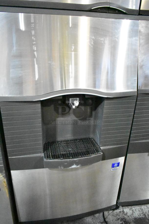 Manitowoc SD0452A ice machine on SPA310 dispenser, 115V, 1-phase, stainless steel finish. Ideal for hotel use.
