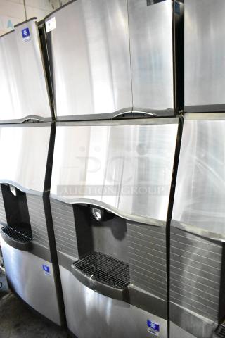 Manitowoc SD0452A Ice Machine Head on SPA310 Dispenser, stainless steel, 115V, 1 phase, commercial use.