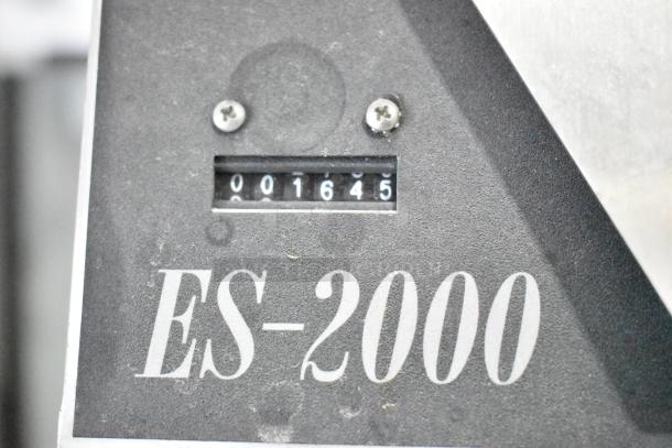 Ecolab ES-2000 Commercial Dishwasher, model ES-2000, with visible counter reading 001645, in good condition.