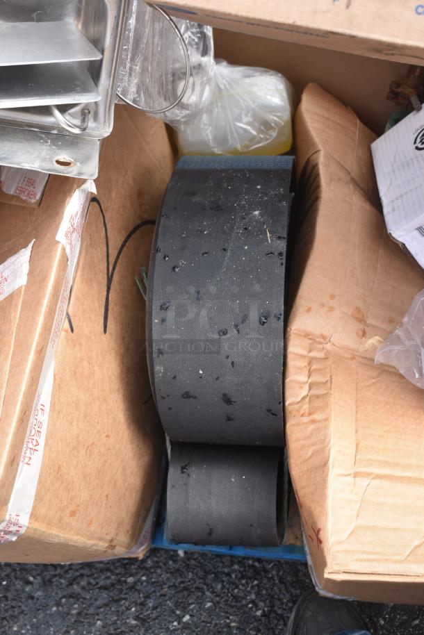 Assorted scratch and dent items including Dixie Ultra 32006, outdoor cleaner, and Purell foam soap in opened boxes.