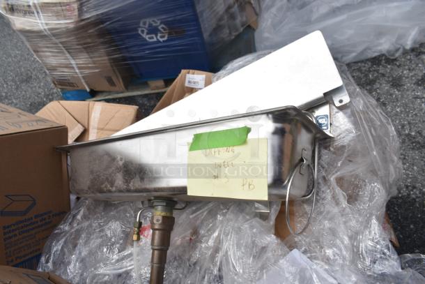 Stainless steel dip well tagged "Dipping Well #3." Brand new condition, part of 15-item scratch and dent auction lot.