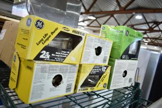 GE high beam light boxes, models H5051, H5054, in original packaging, long-life, auction lot of 6 items.