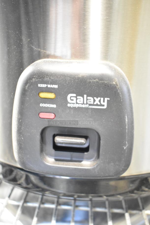 Brand new Galaxy 177RCSG60 electric rice cooker/warmer, 60 cup capacity, with Keep Warm and Cooking indicators, 120V.
