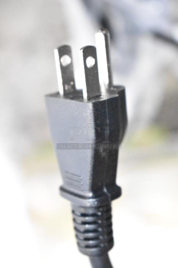 Power plug of Galaxy 177RCSG60 countertop rice cooker, 120 volts, brand new, scratch and dent condition.