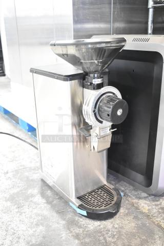 2025 Bunn GVH Commercial Coffee Bean Grinder, stainless steel, 120V, 1 phase, countertop model, excellent condition.