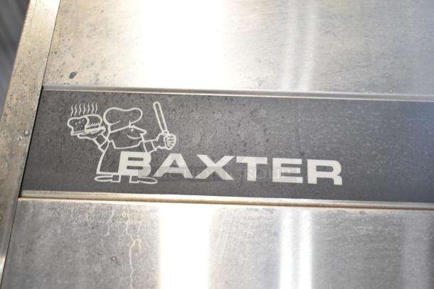 Baxter PC101-M28 Commercial Roll In Rack Unit, logo visible. 208/240 Volts, 1 Phase. Durable build, suitable for commercial use.