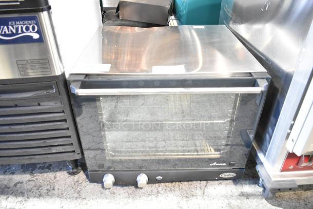 Cadco Unox Anna XAF023-US stainless steel convection oven, electric, 208-240V, like-new condition, visible controls.