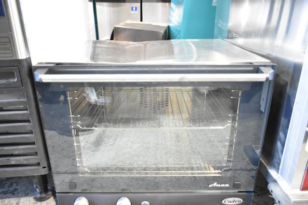 2025 Cadco Unox Anna XAF023-US stainless steel convection oven, commercial countertop, electric, 208-240V, 1 phase.
