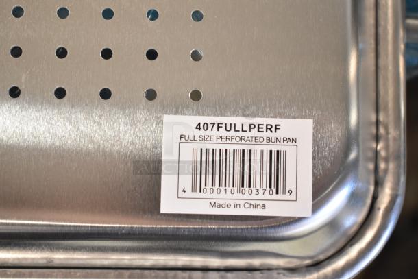 14 new scratch and dent items, featuring 407FULLPERF full-size perforated aluminum sheet pan, made in China.