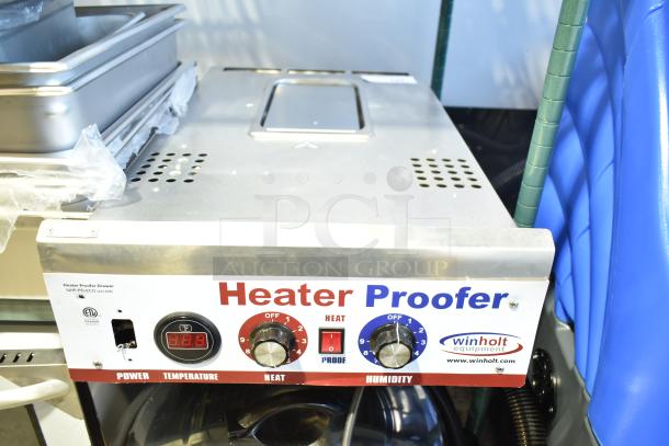 Brand new Winholt NHP-PD-ECO control drawer for cabinets, 120V, 1-phase. Scratch and dent condition.