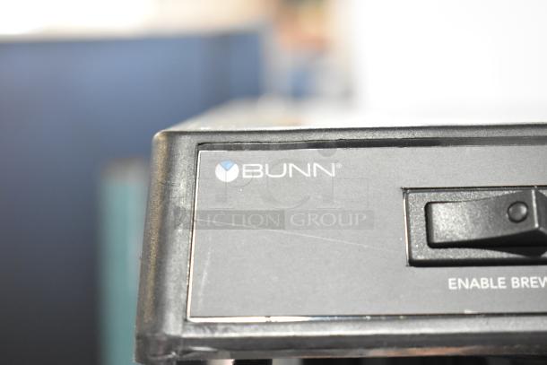 Brand new Bunn SmartWAVE 15-S-APS Airpot Coffee Brewer, 120V, showing logo and power switch on the control panel.