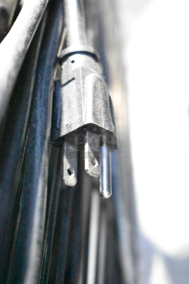 IDW GCG-10-F2334B power plug for commercial cooler, 110-120V, 1 phase, black cord, sturdy condition.