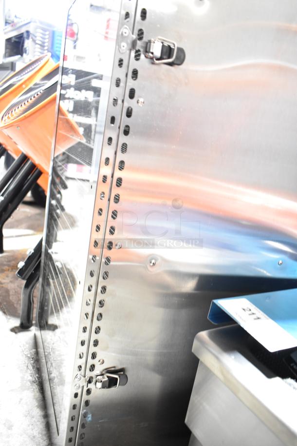 Avantco 177LT93 food dehydrator, stainless steel, 24 trays, glass door, new scratch and dent condition, 120V, 1 phase.