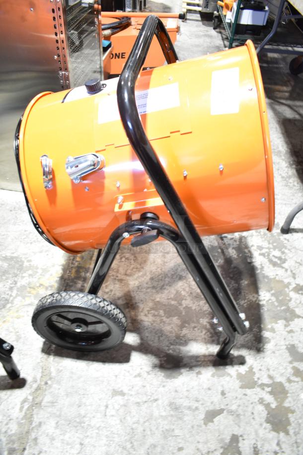 Brand new Boltic SHAG-K12F electric salamander heater, 480V, 3-phase. Scratch and dent condition, portable design.