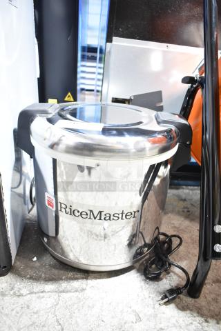 RiceMaster 56919 92 Cup Commercial Rice Warmer, stainless steel finish, brand new with minor scratches, 120V, 1 Phase.