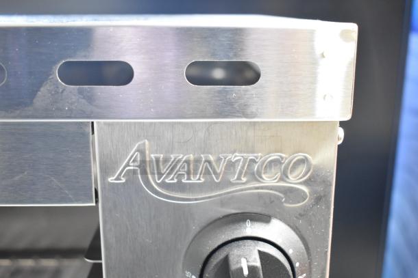 BRAND NEW Avantco 177CHSME24IA 24" electric cheese melter, visible branding, dial. Scratch and dent condition.