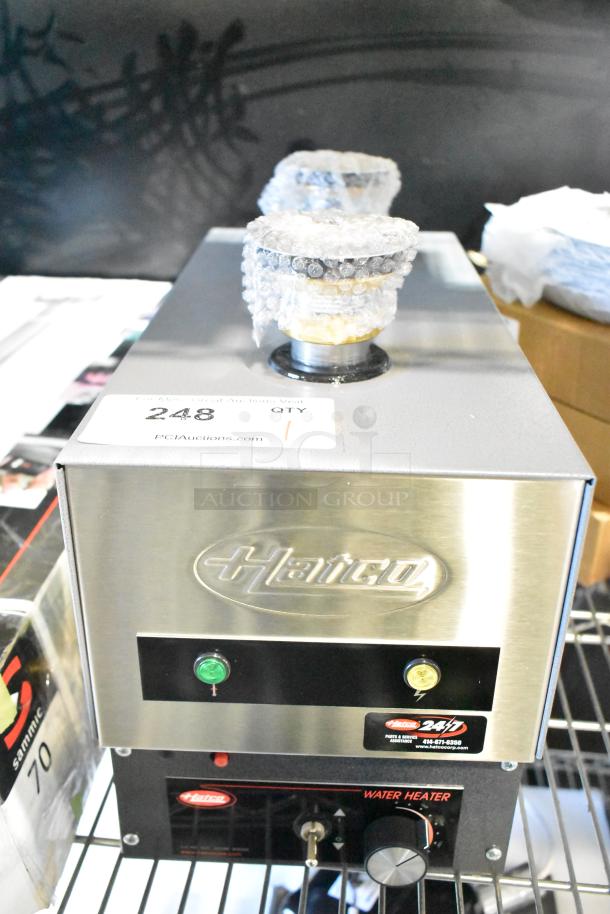 Brand new Hatco FR-4B Commercial Food Rethermalizer, scratch and dent model, 208V, 3-phase, with protective wrapping.