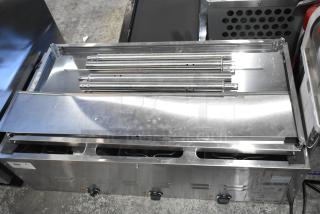 Brand new Avantco 177STE3S electric steam table, three pan capacity, open well, with undershelf, 120V, 1 phase, slight dents.