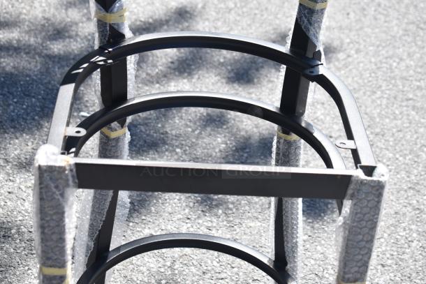 New cross back chair frame, model 164BCROSSFRN, in scratch and dent condition. Packaged with bubble wrap.