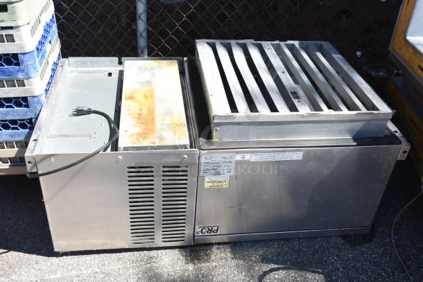 Imperial Brown Walk-In Box with Heatcraft PTN047M6BE Compressor; 208-230V, 1 Phase. Rust marks on top surface.