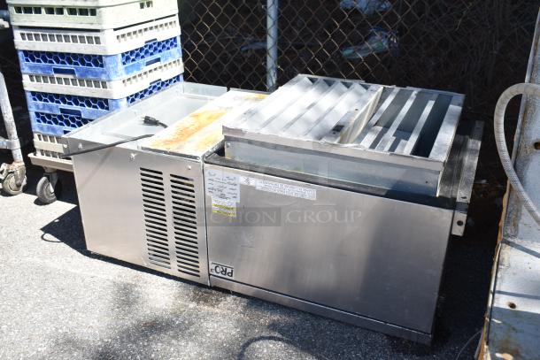 Imperial Brown Walk In Box with Pro3 Heatcraft PTN047M6BE compressor, 208-230V, 1 phase, visible labels, good condition.