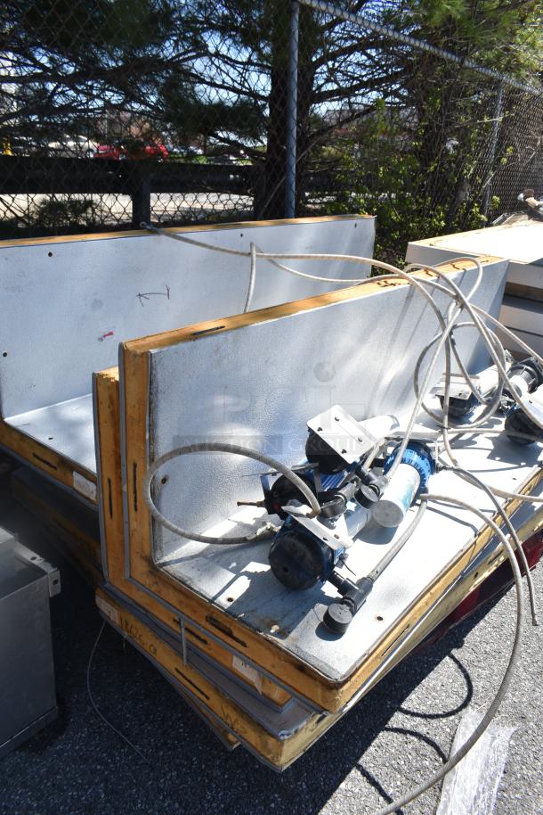 Imperial Brown Walk In Box with Pro3 Heatcraft PTN047M6BE Compressor/Condenser, 208-230V, 1 Phase, used condition.