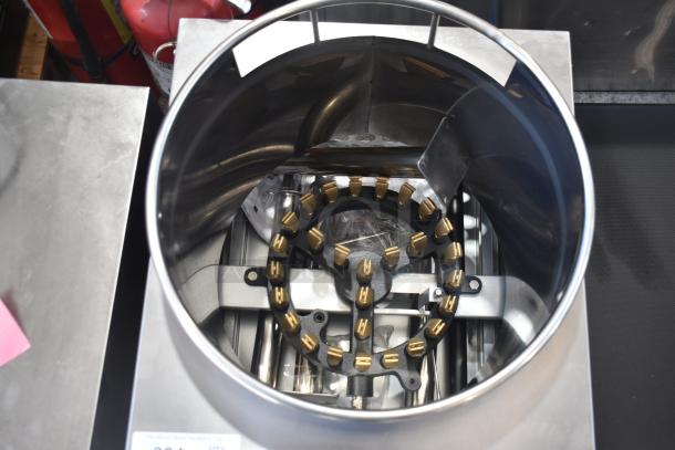 BRAND NEW Cooking Performance Group wok range, 16" ring, natural gas, 125,000 BTU, minor scratches, top view of burner.