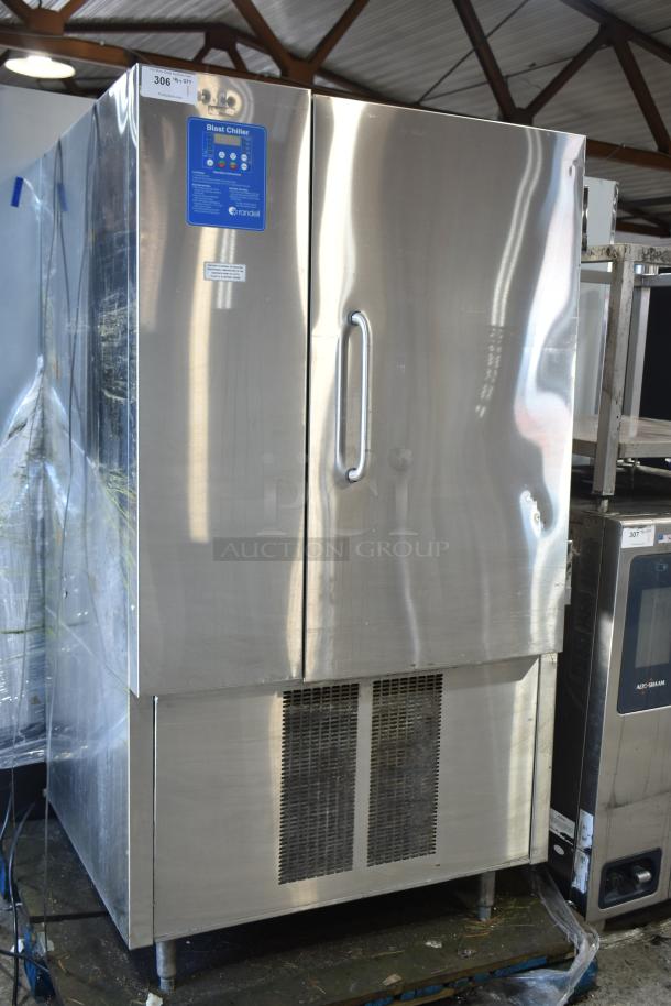 2017 Randell BC-18 commercial blast chiller with 4 probes, stainless steel, 115/230V, 1 phase, minor surface wear.