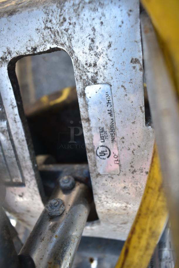 Hercules 175 RPM Commercial Floor Cleaner, 120V, 1 Phase. Metal frame with visible UL listing label. Used condition.