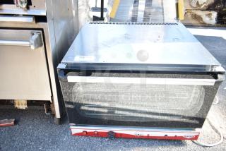 Empero EMP.PFE4-U Commercial Countertop Convection Oven in used condition, 208 Volts, with front control panel.