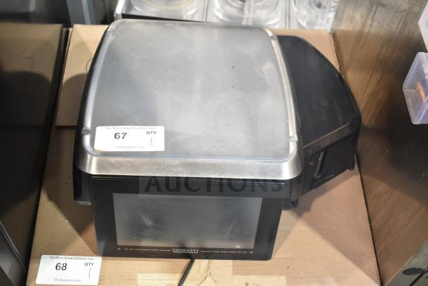 2017 Hobart HTi-7LH26 commercial food scale, stainless steel, tested non-functional, 120/208-240V, 1 phase. Auction tag "67".