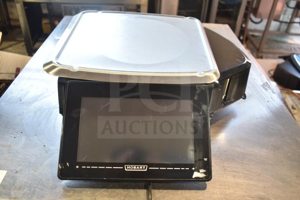 2017 Hobart HTi-7LH26 commercial countertop food portioning scale with touchscreen display. Tested, working condition.