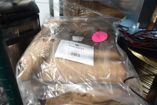 Brand new Lancaster Table & Seating 9' round clay brown replacement umbrella canopy in packaging, model 427UMCSR09MC.