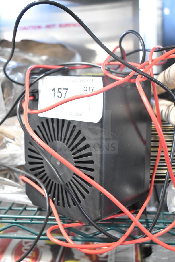 RoadPro RPSL-681P vehicle heater/fan, 25 Amps, 300 Watts, 12 VDC, direct wired. Visible cables, unit appears in good condition.