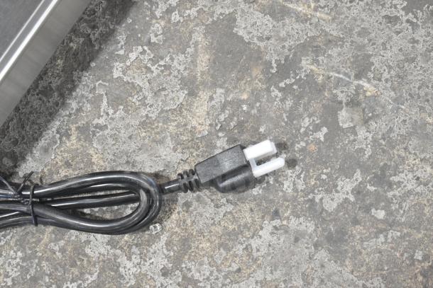 Stainless steel ServIt 423HSW2060 heated shelf warmer power cord, 120V, new condition but scratched.