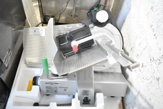 New 2023 Bizerba GSP HD Commercial Countertop Meat Slicer. 120 Volts, 1 Phase.