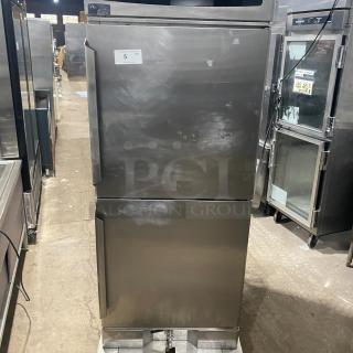 Wow! Winston Commercial Stainless Steel Insulated Cabinet, Model HOV514UVE, dual Dutch doors, on casters, 120V 1 Phase.