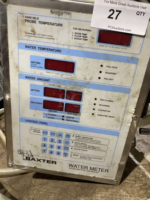 Wow! Baxter Commercial Stainless Steel  Baxter Water Meter! Model: SP600W 120V! - Image 5 of 6