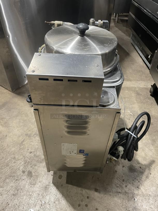 Cecilware FE-75 commercial stainless steel automatic coffee maker, countertop model, shown in used condition.