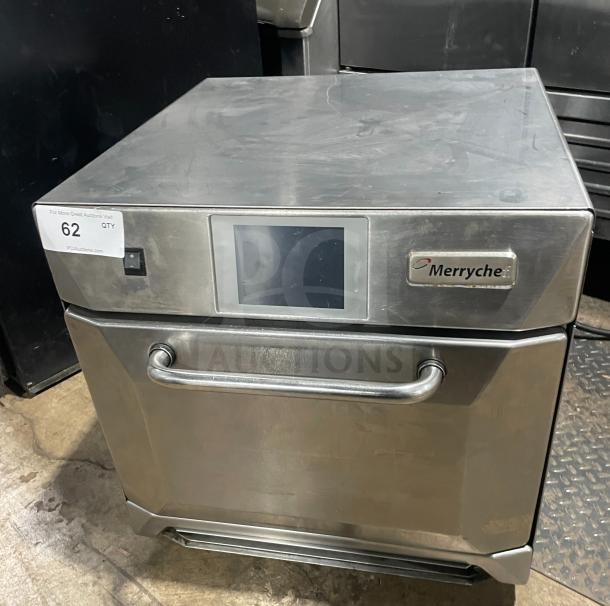 MerryChef Eikon E4 electric rapid cook oven, stainless steel, with EasyTouch touchscreen, Model SN: 1501213091108.