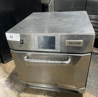 MerryChef Eikon E4 electric rapid cook oven, stainless steel, with EasyTouch touchscreen, Model SN: 1501213091108.